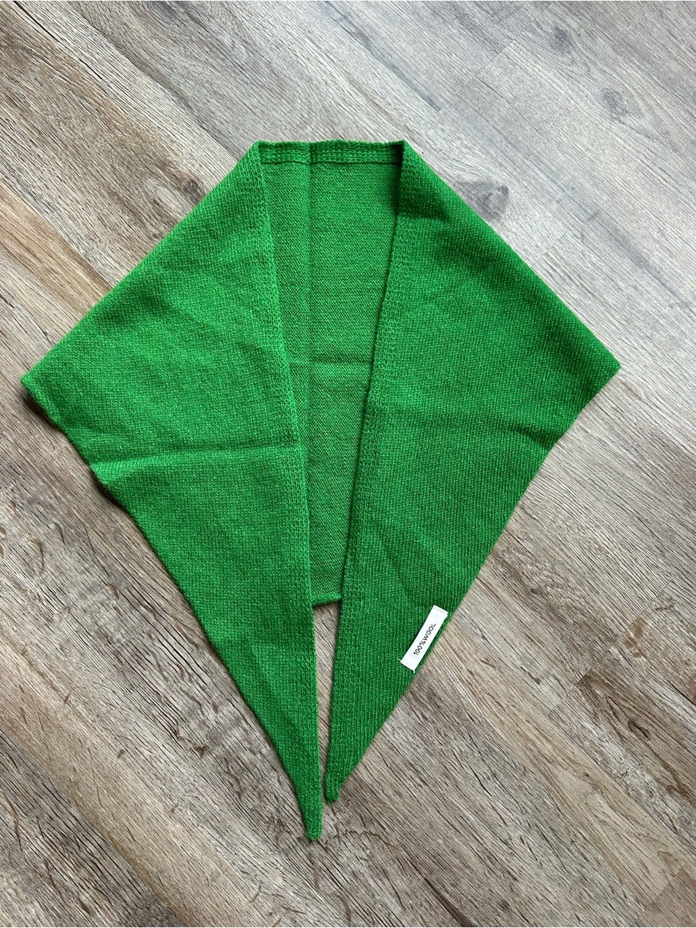 Green Wool Scarf